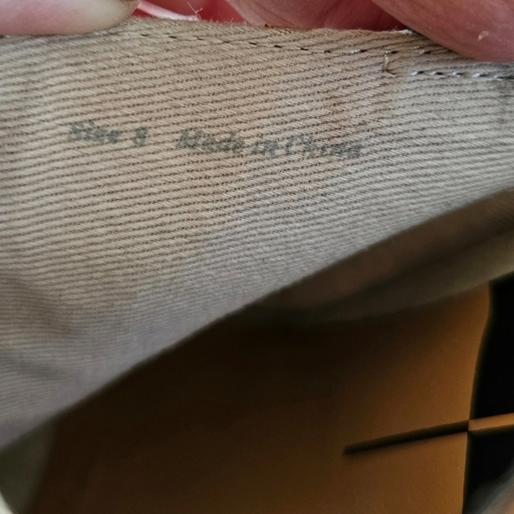 Dolce Vita taupe slingback mules size 8 suede peep toe 4 inch stacked heel - Picture 13 of 15